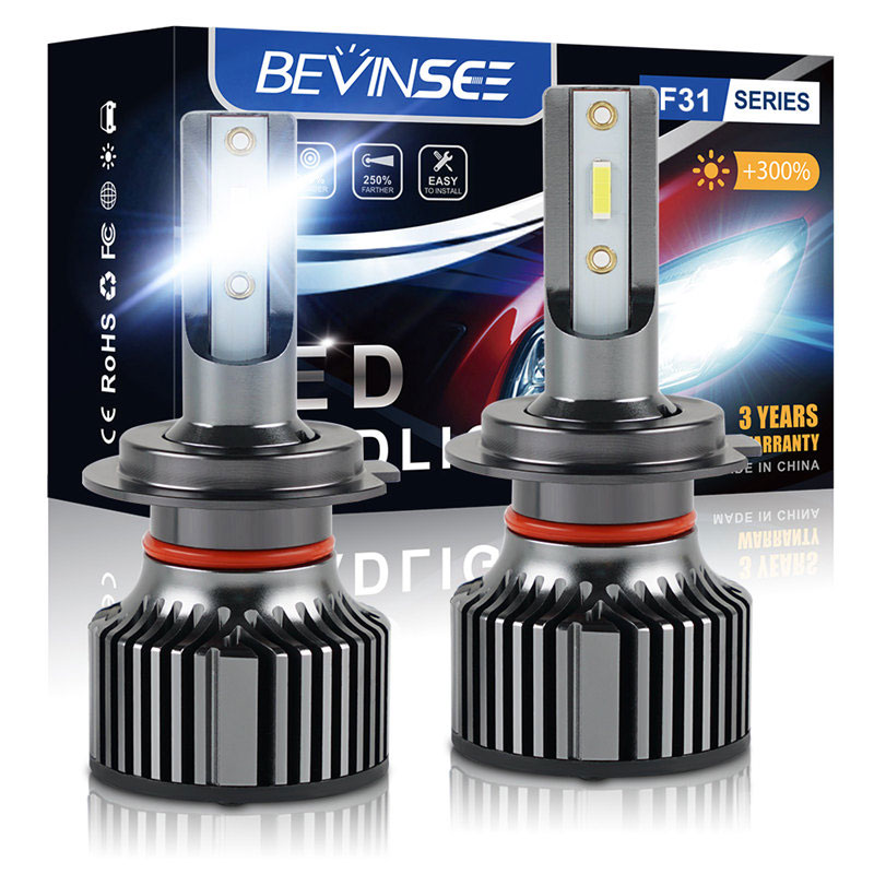 Bevinsee  LED Ʈ, H7 H4, H11, H1, H3, H..